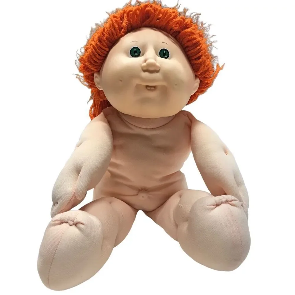 Cabbage Patch Girl vintage Red Head long‎ hair doll signed 1982 Original used